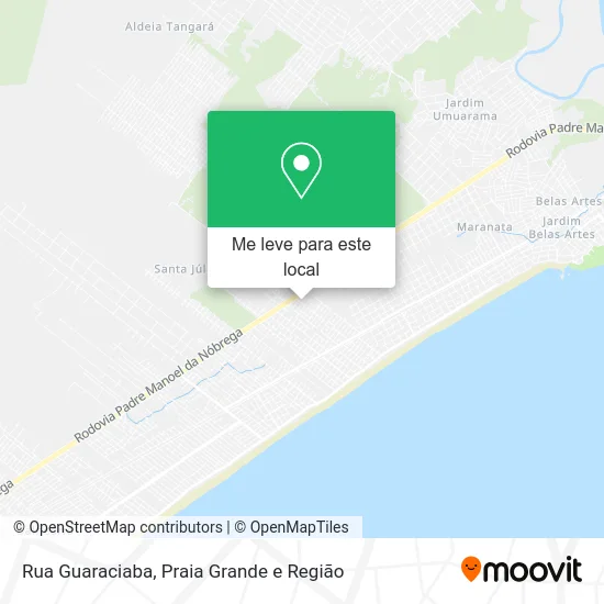 Rua Guaraciaba mapa