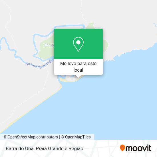 Barra do Una mapa