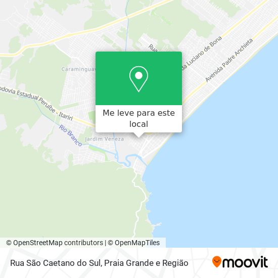 Rua São Caetano do Sul mapa
