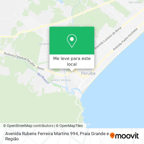 Avenida Rubens Ferreira Martins 994 mapa