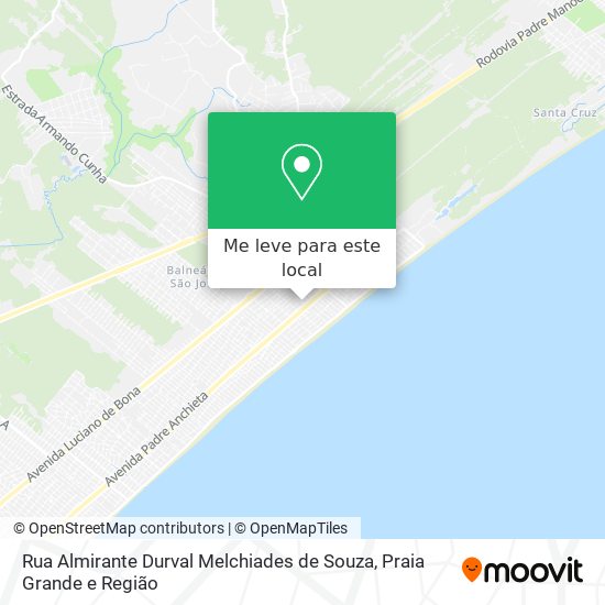 Rua Almirante Durval Melchiades de Souza mapa