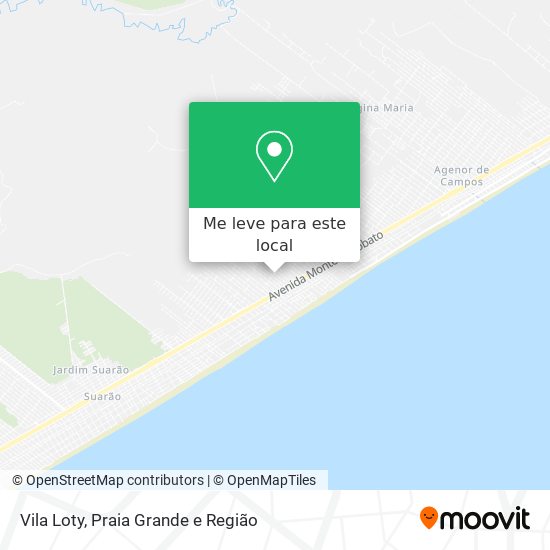 Vila Loty mapa