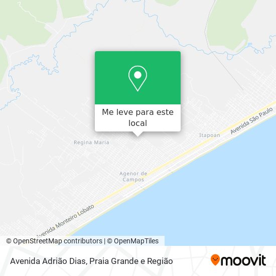 Avenida Adrião Dias mapa