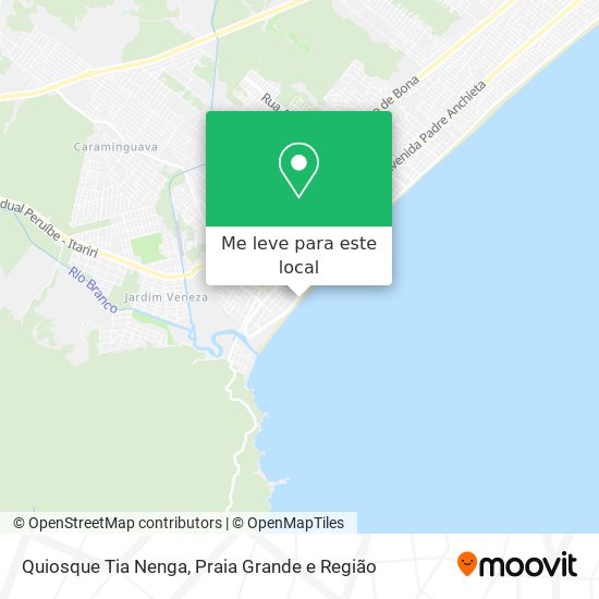 Quiosque Tia Nenga mapa