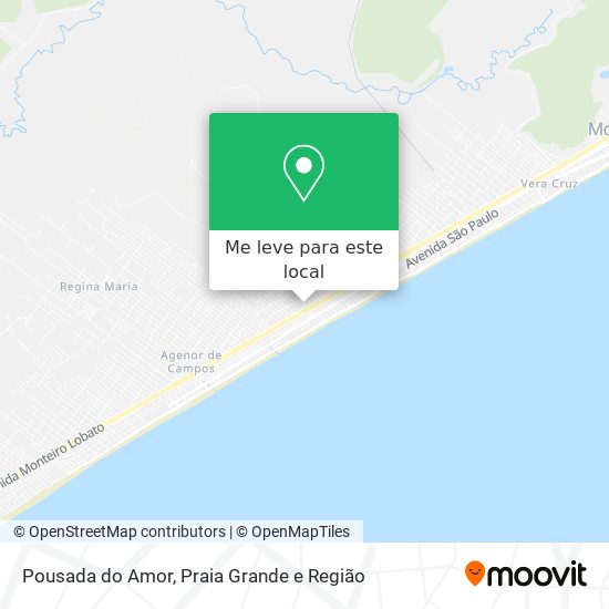 Pousada do Amor mapa