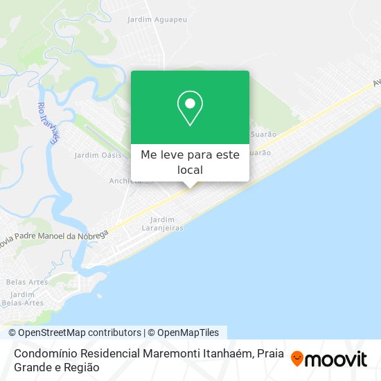 Condomínio Residencial Maremonti Itanhaém mapa