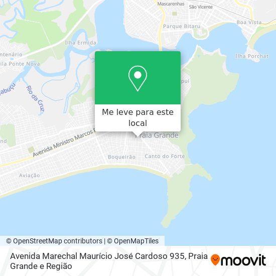 Avenida Marechal Maurício José Cardoso 935 mapa
