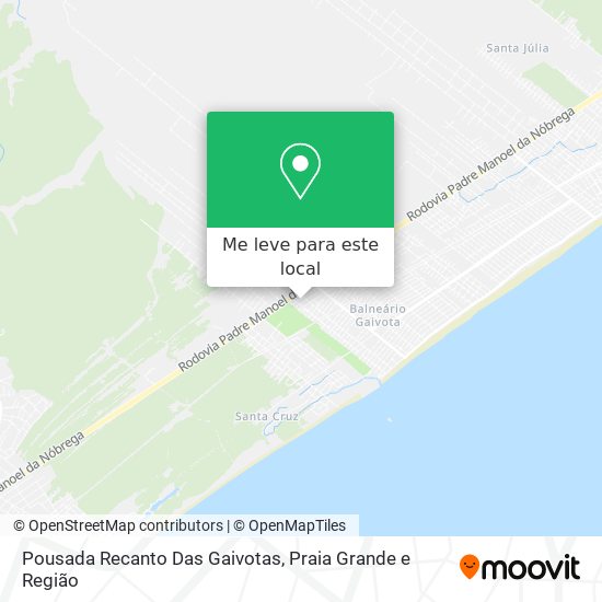 Pousada Recanto Das Gaivotas mapa