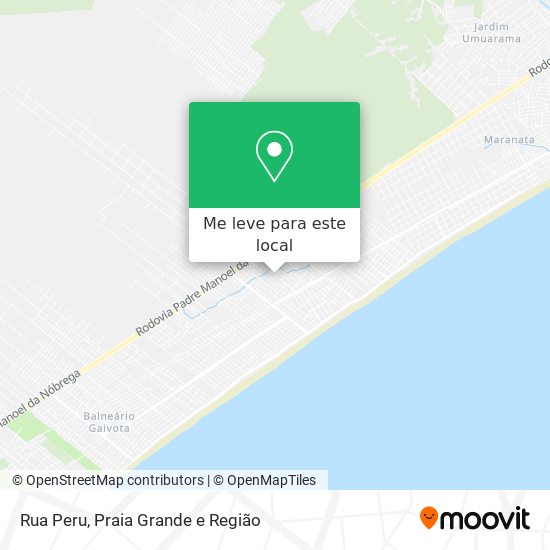 Rua Peru mapa