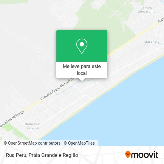Rua Peru mapa