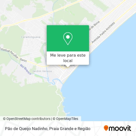 Pão de Queijo Nadinho mapa