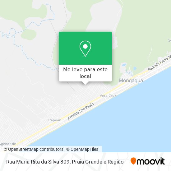 Rua Maria Rita da Silva 809 mapa