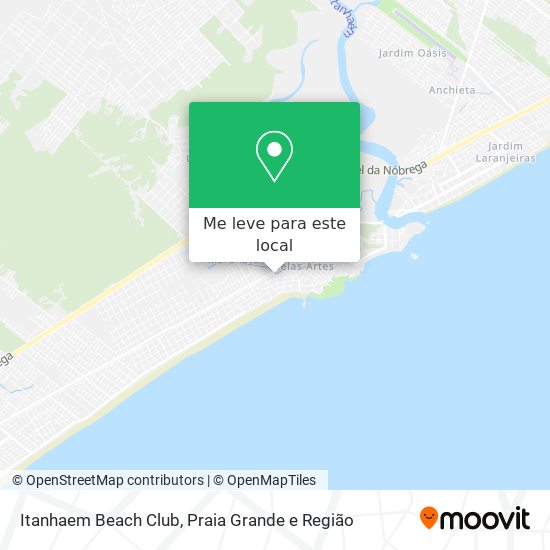 Itanhaem Beach Club mapa