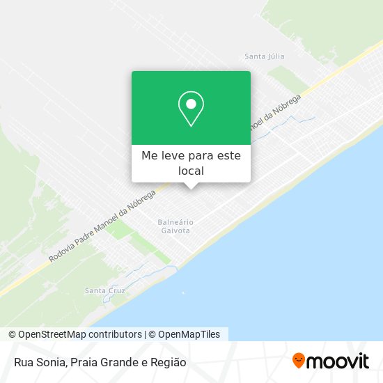 Rua Sonia mapa