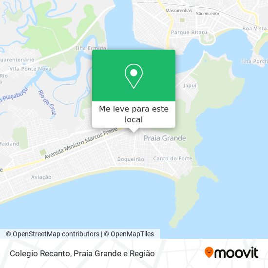 Colegio Recanto mapa