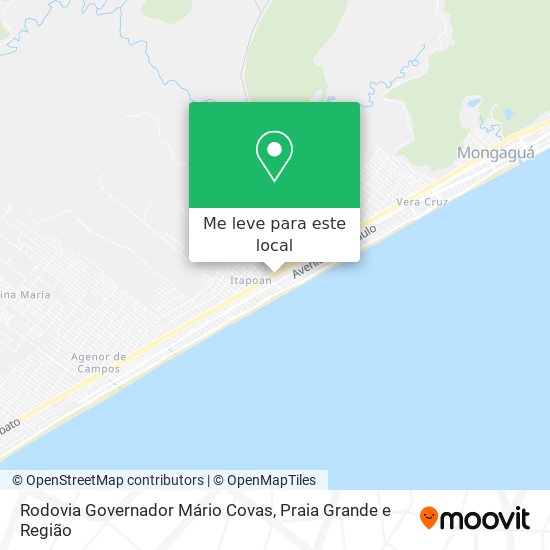 Rodovia Governador Mário Covas mapa
