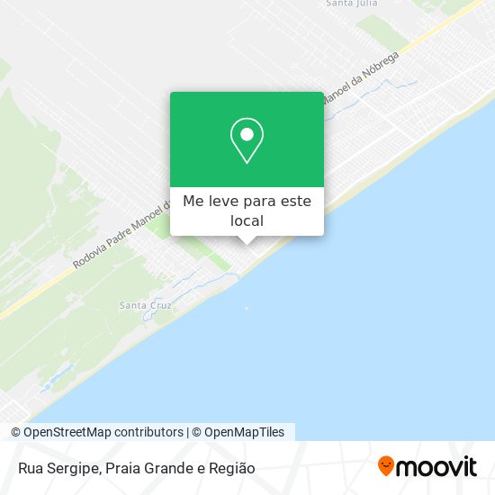 Rua Sergipe mapa