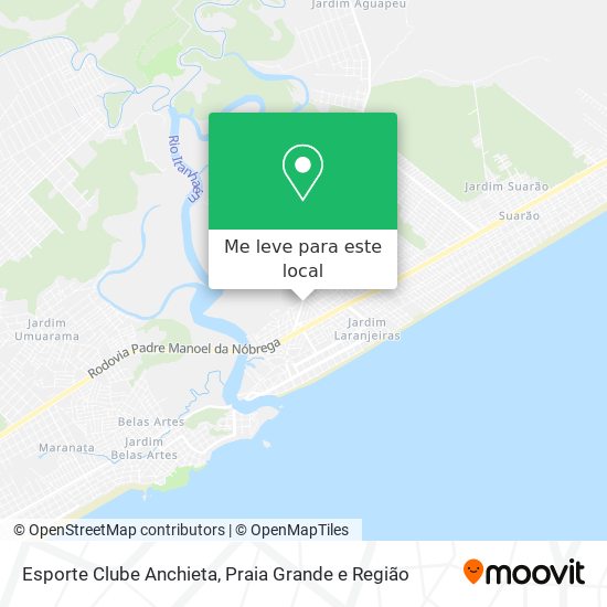 Esporte Clube Anchieta mapa