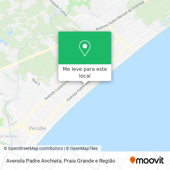 Avenida Padre Anchieta mapa