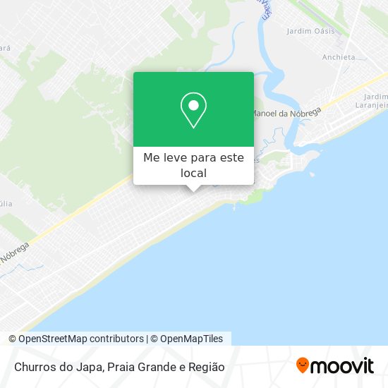 Churros do Japa mapa
