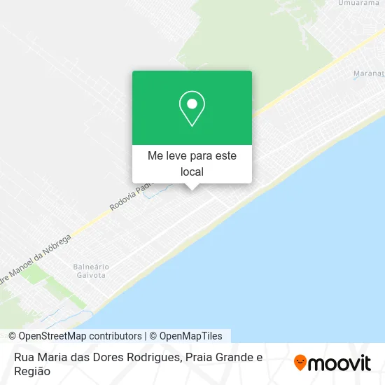 Rua Maria das Dores Rodrigues mapa