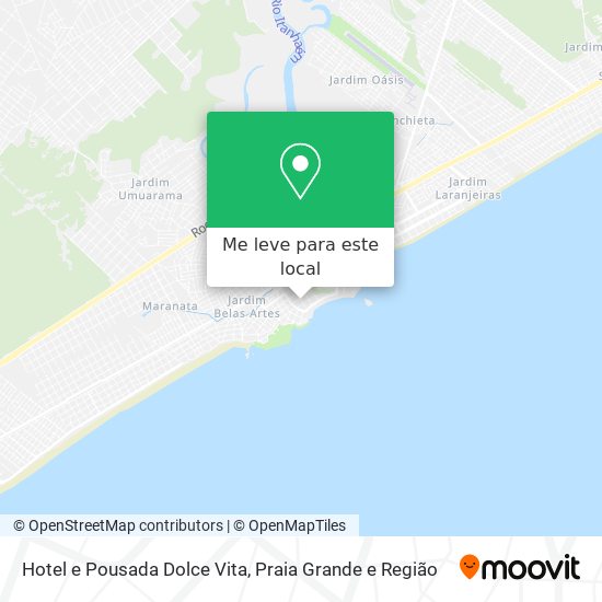 Hotel e Pousada Dolce Vita mapa