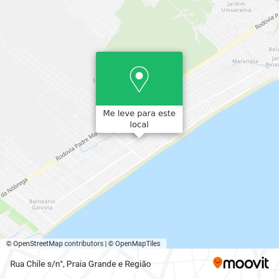 Rua Chile s/n° mapa
