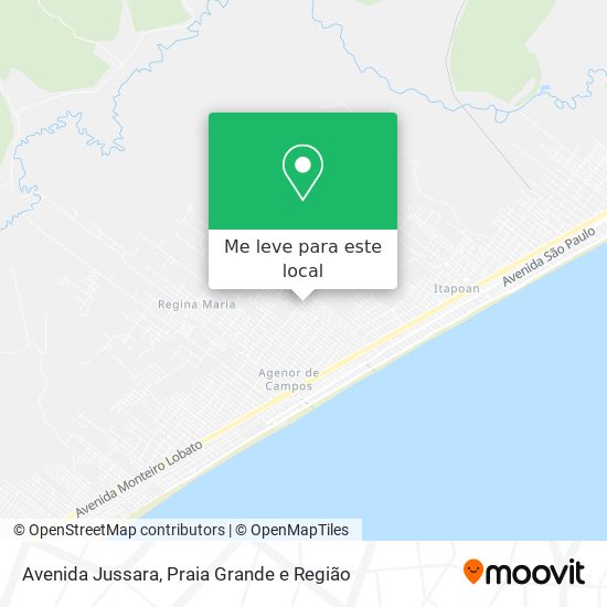 Avenida Jussara mapa