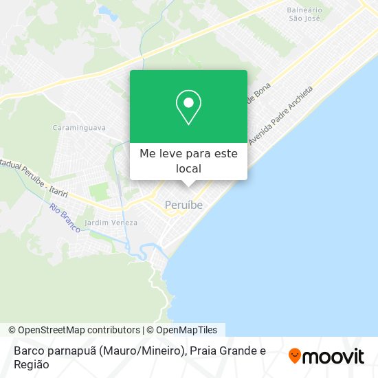 Barco parnapuã (Mauro/Mineiro) mapa