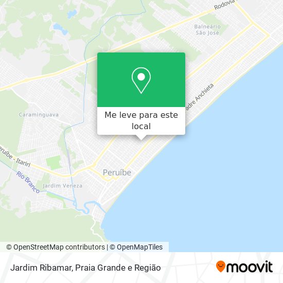 Jardim Ribamar mapa