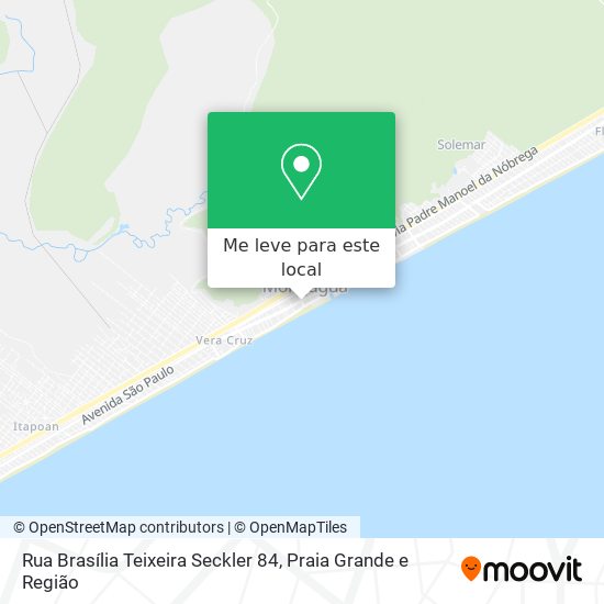 Rua Brasília Teixeira Seckler 84 mapa