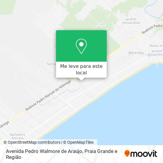 Avenida Pedro Walmore de Araújo mapa