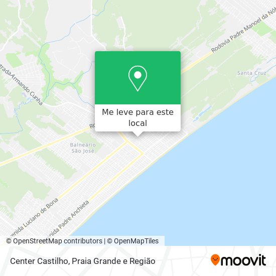 Center Castilho mapa