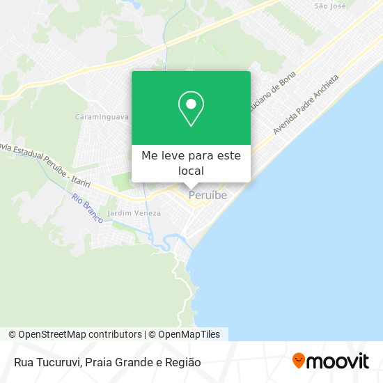 Rua Tucuruvi mapa