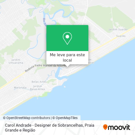 Carol Andrade - Designer de Sobrancelhas mapa