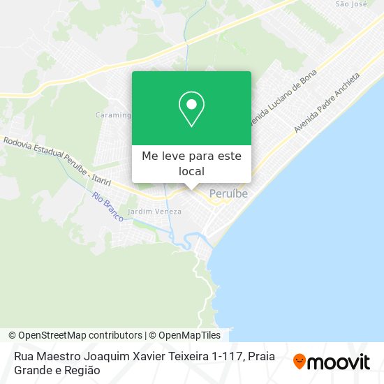 Rua Maestro Joaquim Xavier Teixeira 1-117 mapa