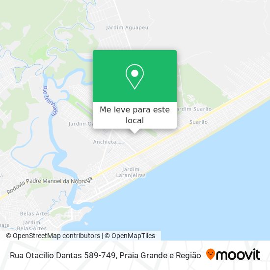 Rua Otacílio Dantas 589-749 mapa