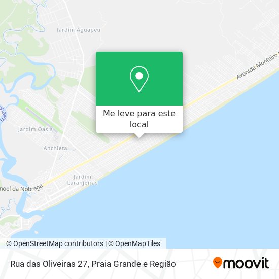 Rua das Oliveiras 27 mapa