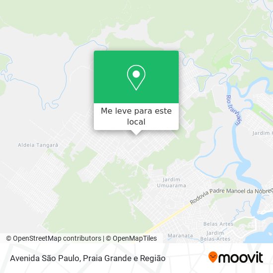 Avenida São Paulo mapa