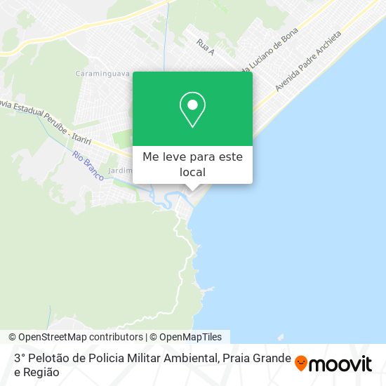 3° Pelotão de Policia Militar Ambiental mapa