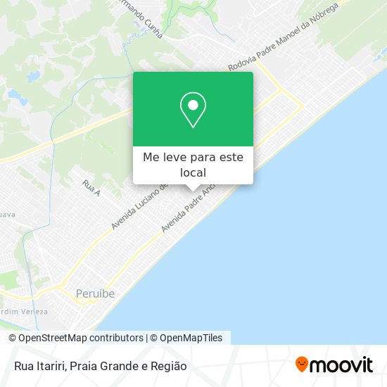 Rua Itariri mapa