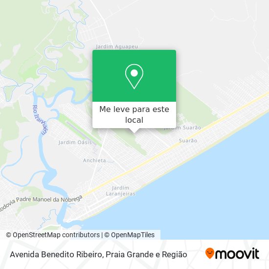 Avenida Benedito Ribeiro mapa