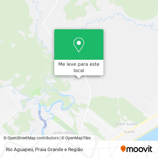 Rio Aguapeú mapa