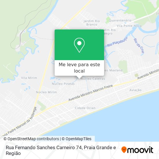Rua Fernando Sanches Carneiro 74 mapa