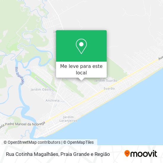 Rua Cotinha Magalhães mapa