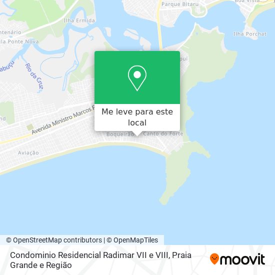 Condominio Residencial Radimar VII e VIII mapa