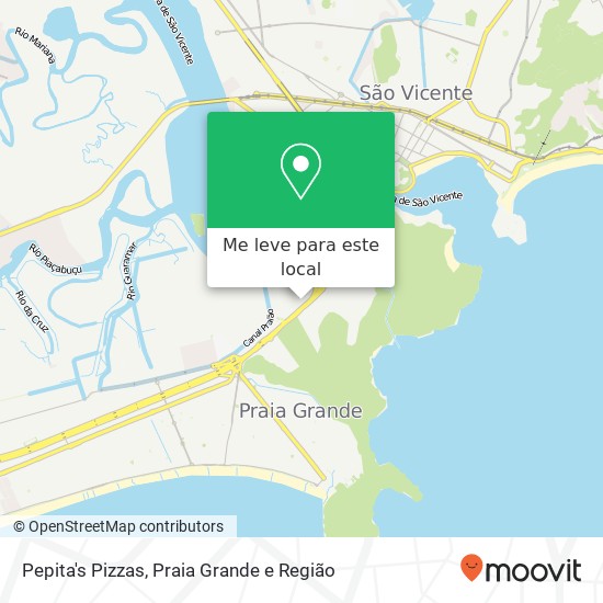 Pepita's Pizzas mapa