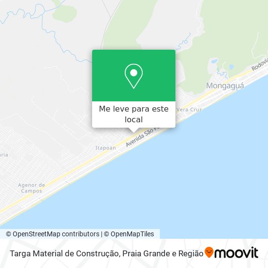 Targa Material de Construção mapa