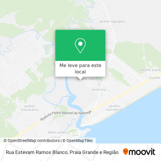 Rua Estevam Ramos Blanco mapa