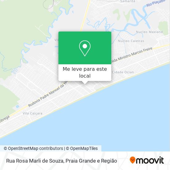 Rua Rosa Marli de Souza mapa